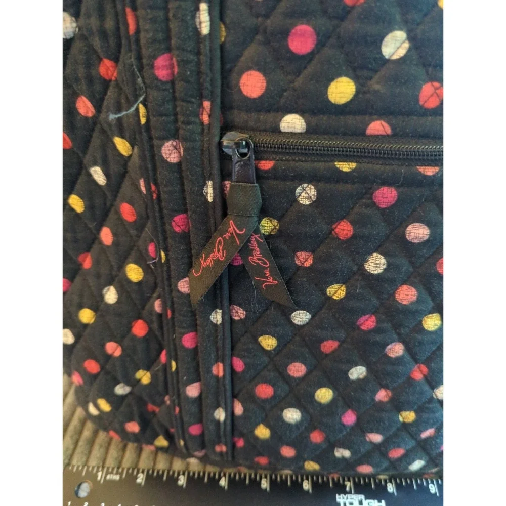 Vera Bradley Havana Dots Large Tote Bag And Wallet EUC Shoulder Bag